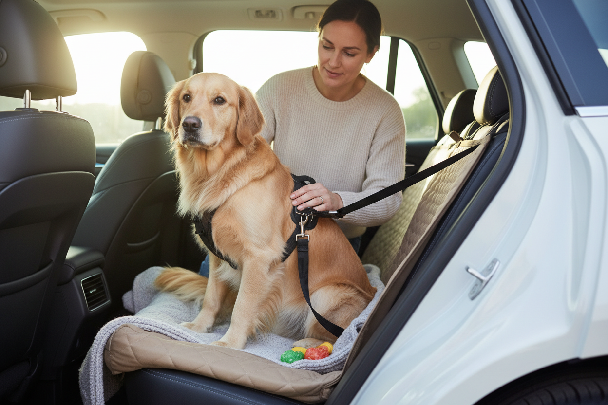 Cómo viajar con tu perro en coche de forma segura (normativa y consejos)