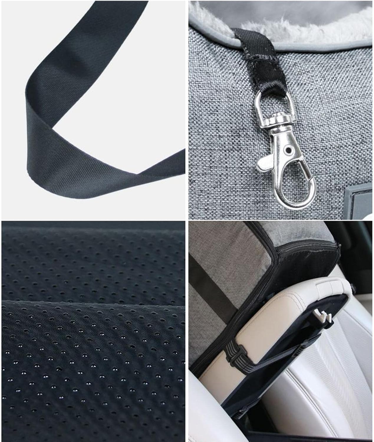 Cama de viaje y asiento elevador para mascotas