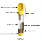 Botella 3 en 1 para paseos