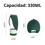 Botella portátil 2 en 1 para agua y comida