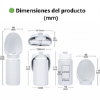 Bebedero portátil plegable para perros 550 ml