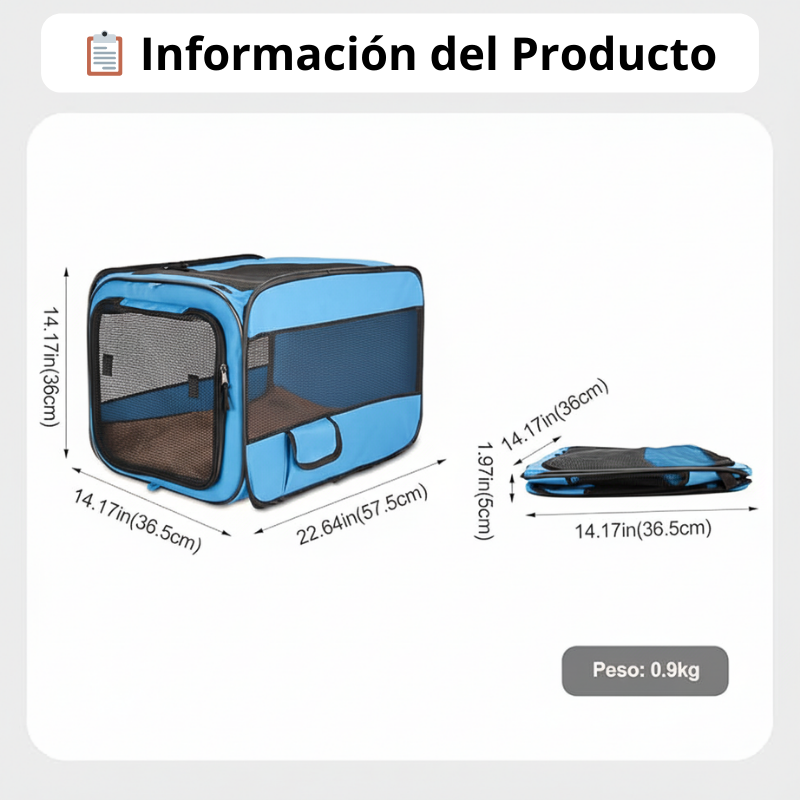 Asiento de seguridad para perro en coche