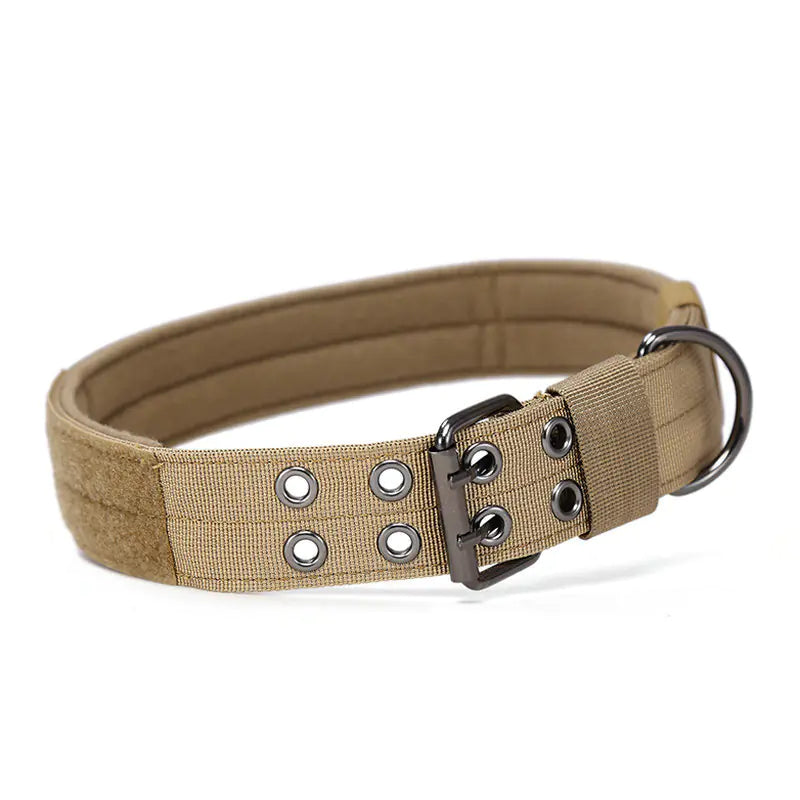 Collar táctico reforzado de nylon para perros