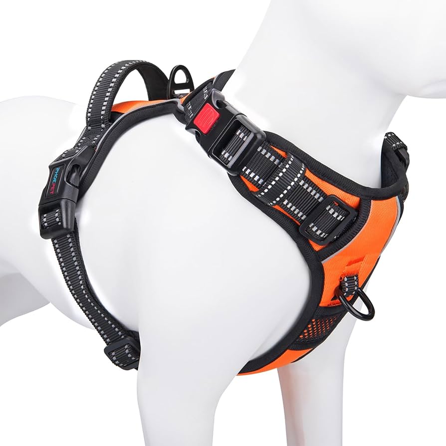 Arnés para perro ajustable con diseño ergonómico