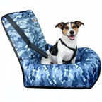 Asiento para perro para coche acolchado y cómodo