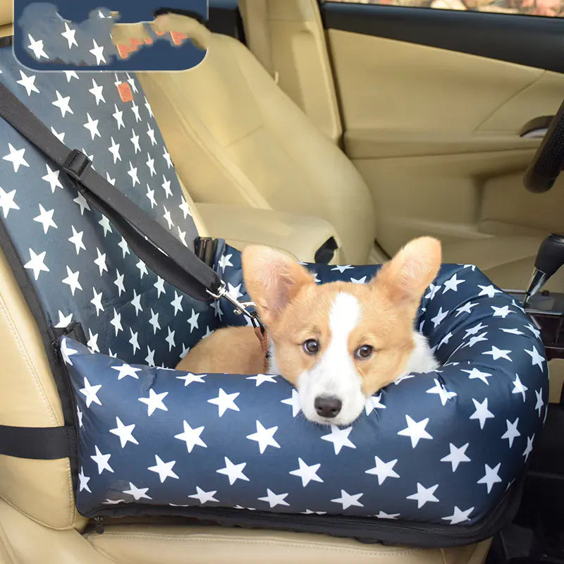 Asiento para perro para coche fácil de instalar y desmontar

