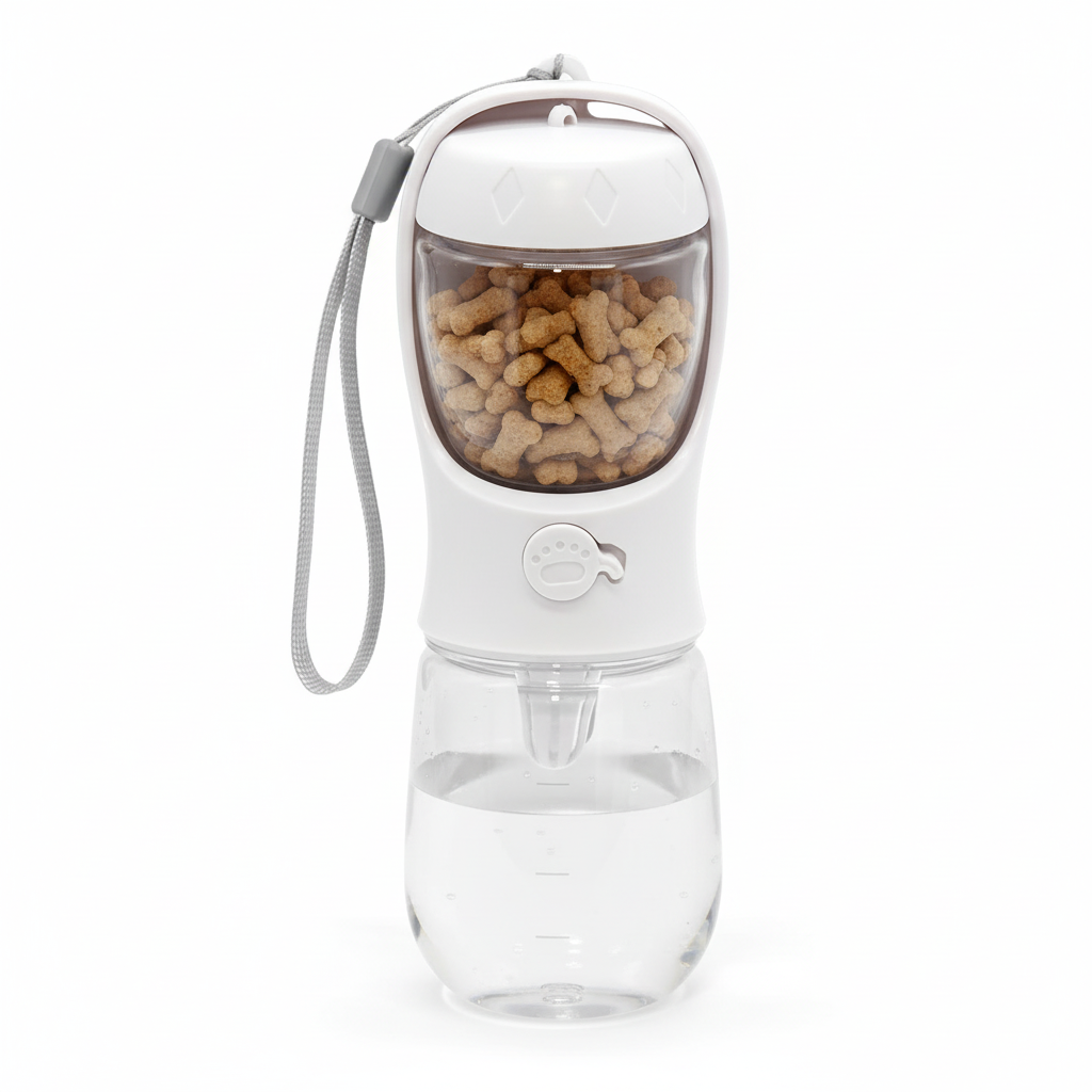 Bebedero portátil para perros y snacks