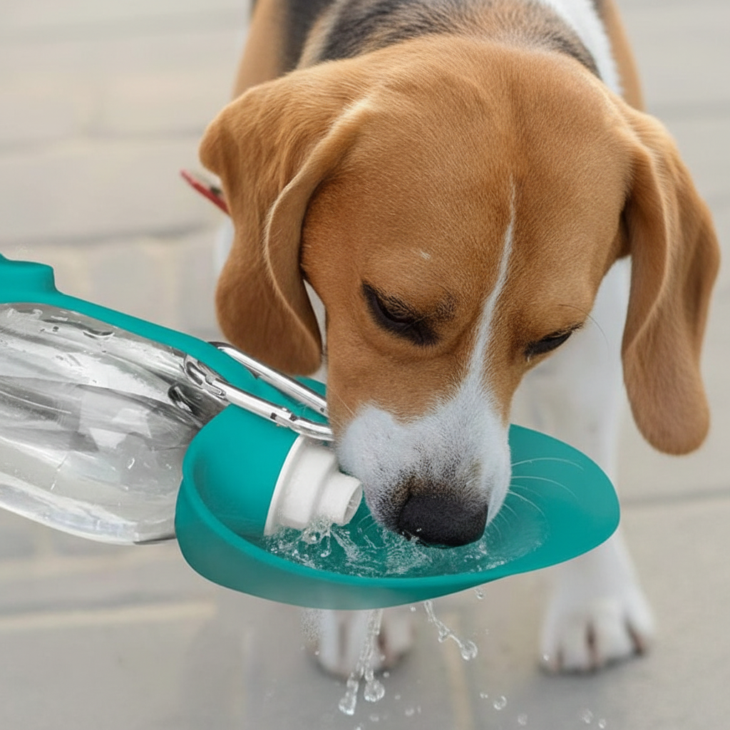 Bebedero portátil para perros