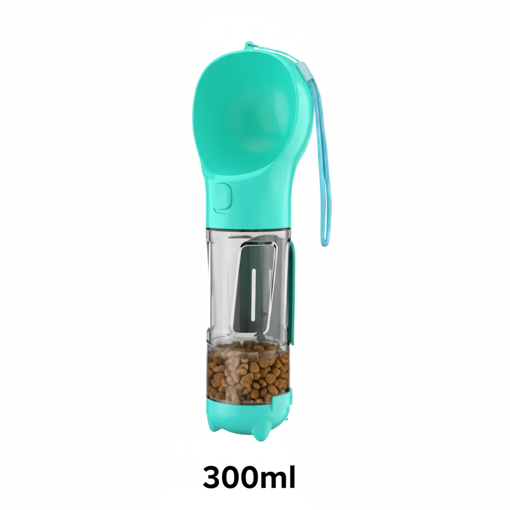 Bebedero portátil turquesa 300ml