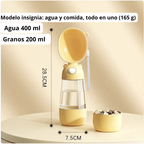 Bebedero portátil para perro tipo botella