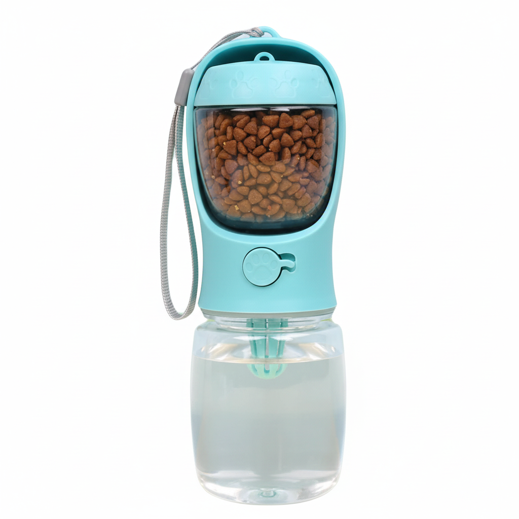 Bebedero portátil para perros y snacks