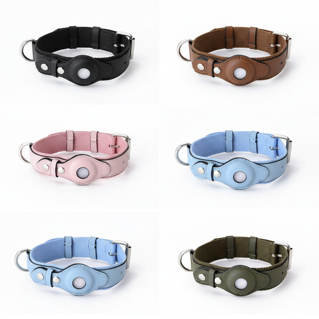 Collares para perro con localizador en varios colores