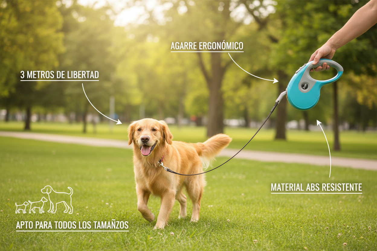 Correa con características en español