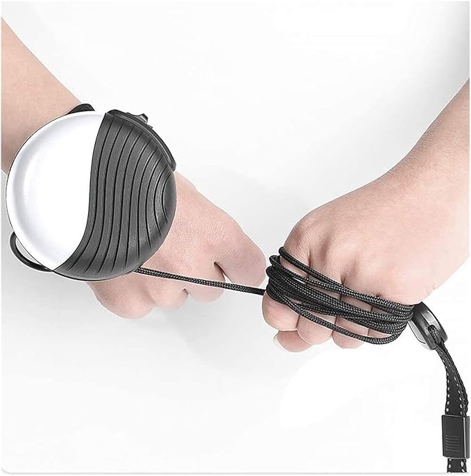 Correa extensible para perro con cable resistente y mosquetón