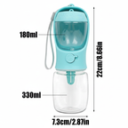 Dimensiones bebedero portátil para perros