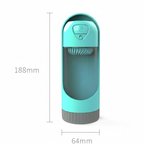 Dimensiones botella retráctil para perros