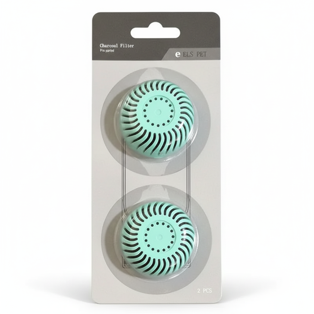 Botella retráctil para perros con filtro de carbón activo