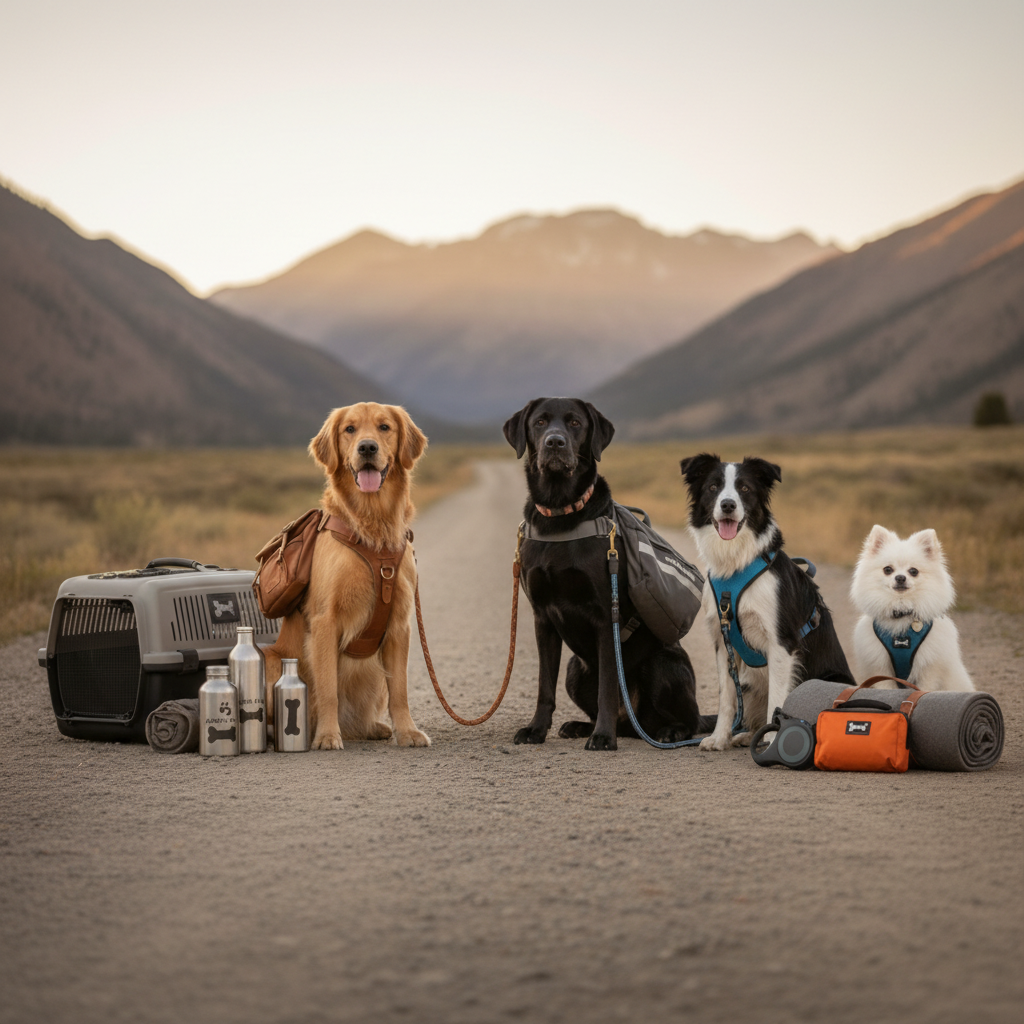 Imagen 3 - Perros en sendero de bosque