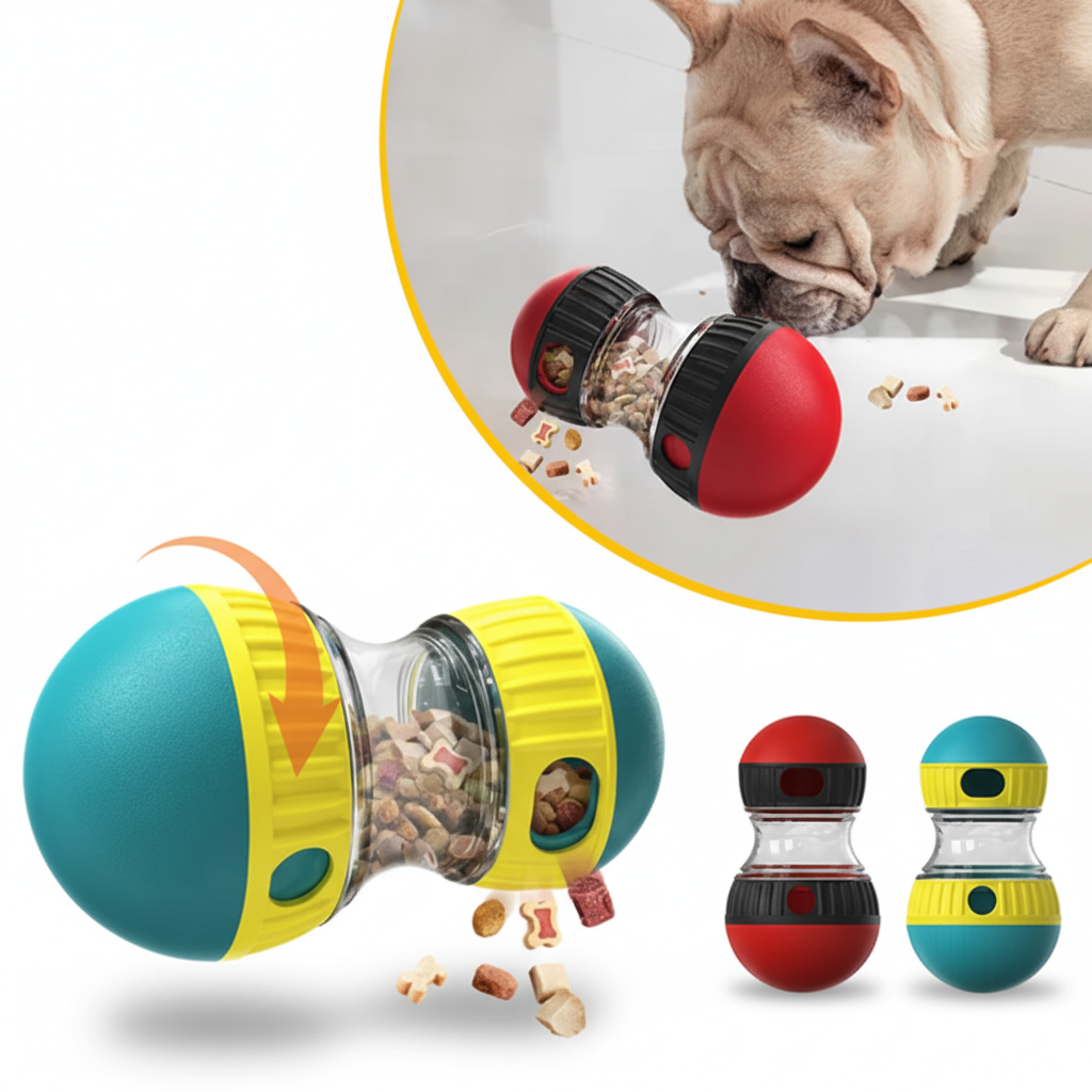 Juguete dispensador de snacks para perros