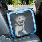 Mochila transportín para perro con mascota en el interior