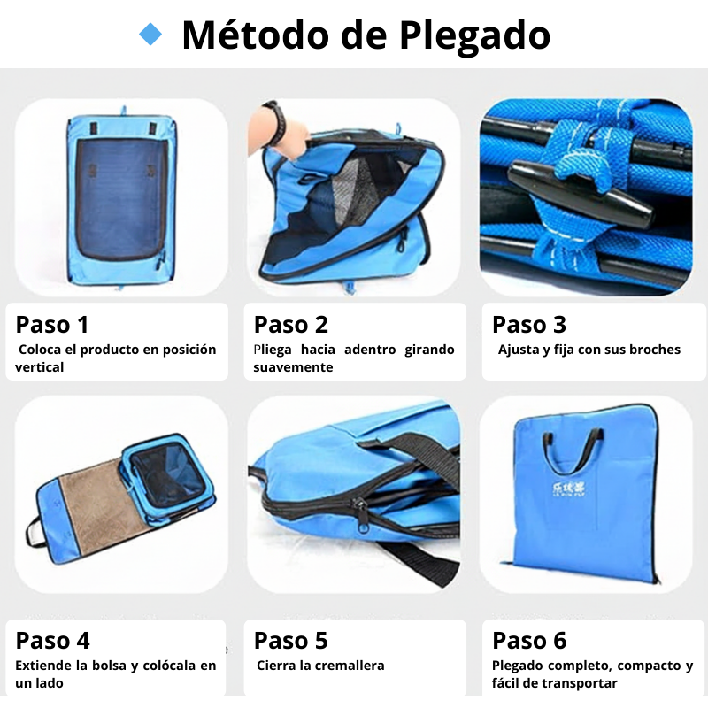 Mochila transportín para perro con paneles transpirables