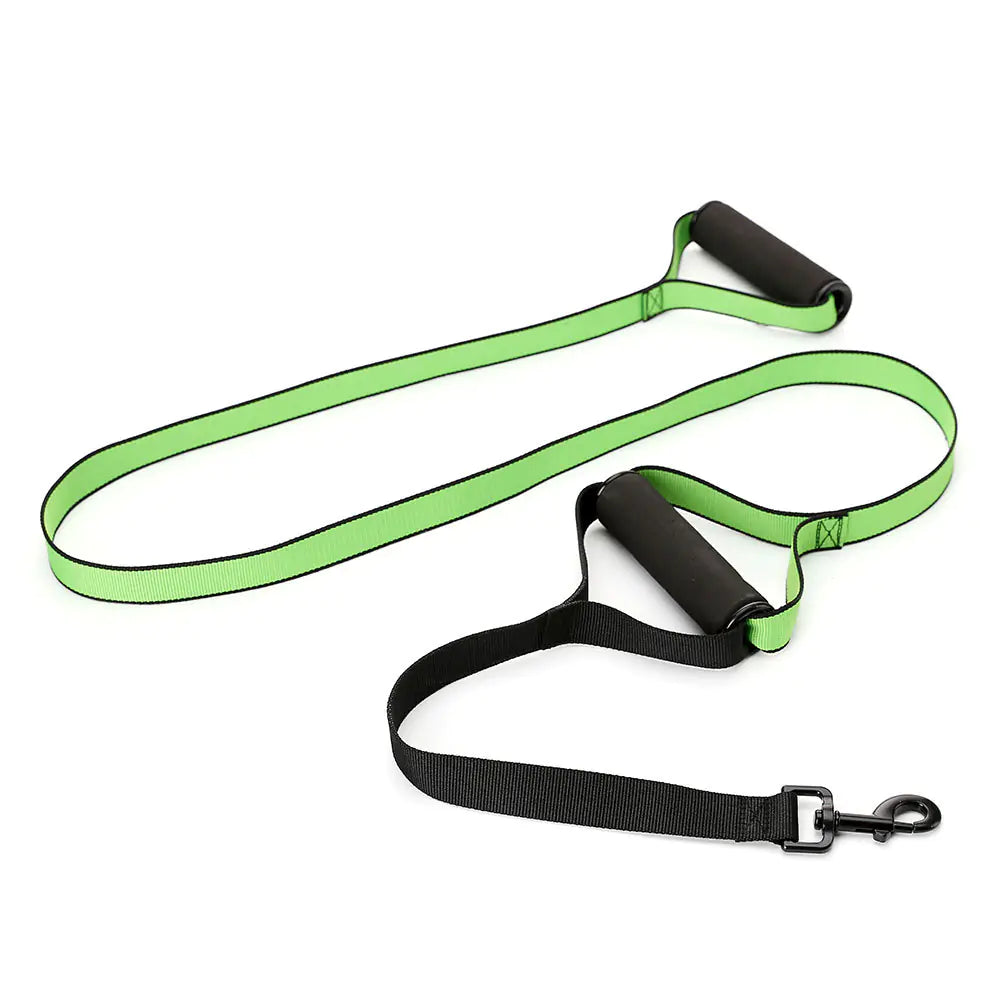Correa de control con doble asa para perros