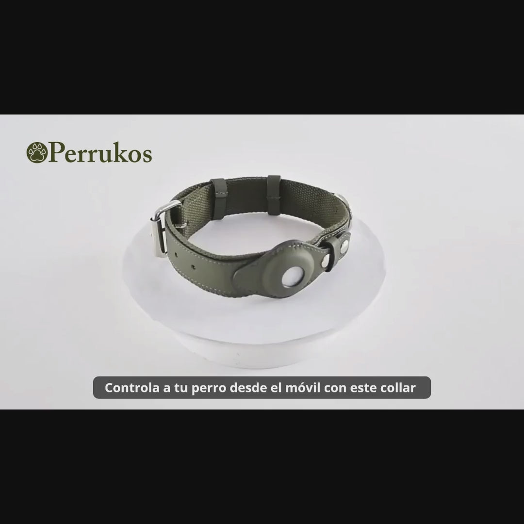 Hundehalsband, das mit AirTag kompatibel ist