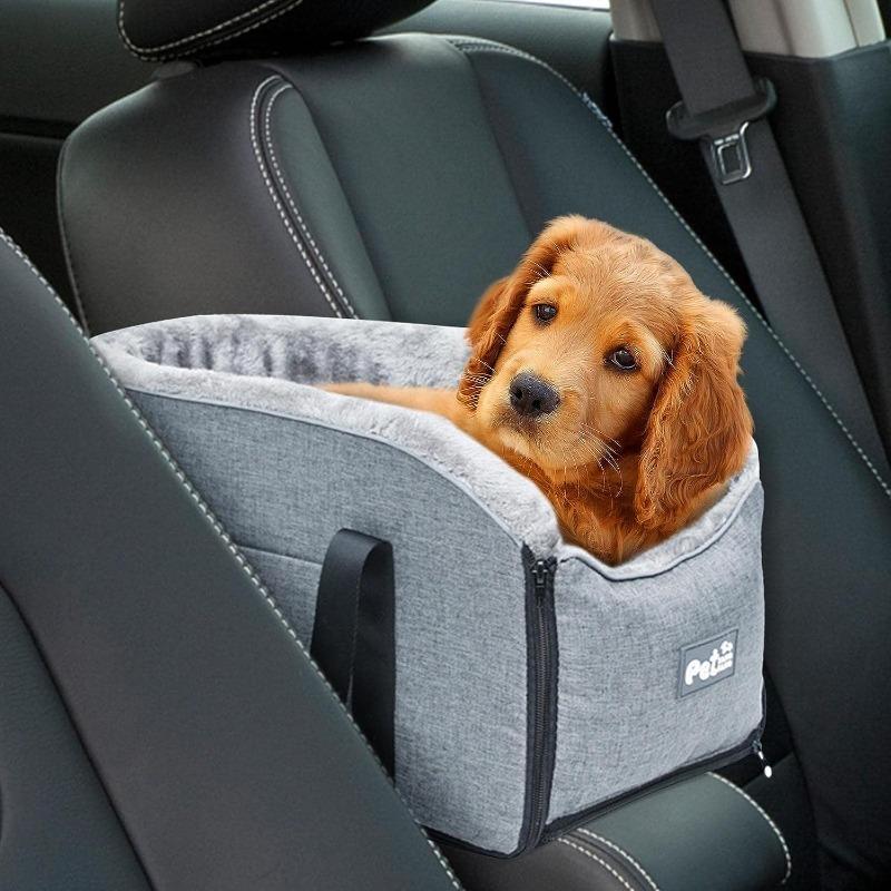 Transportín para perro para coche vista frontal
